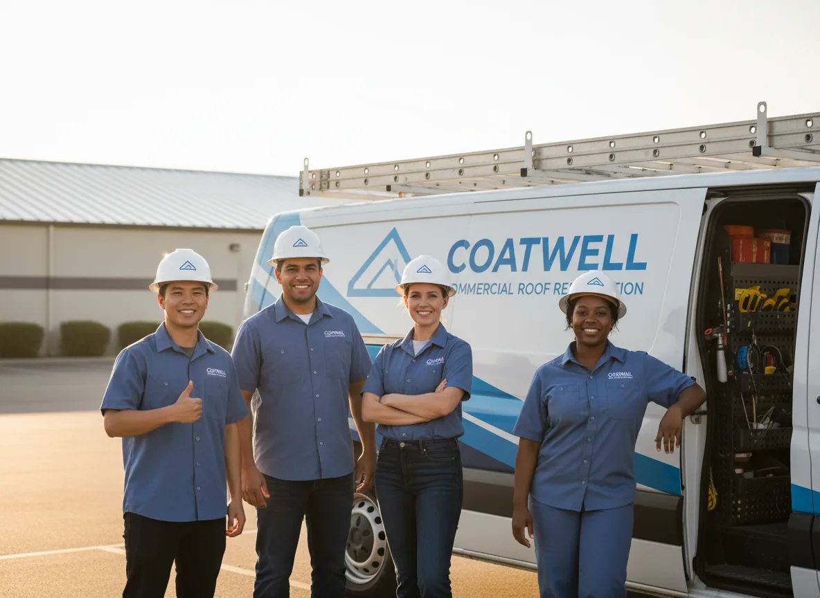 Commercial roof coating company in Elmo, UT